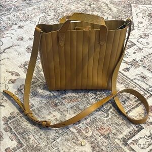 Madewell Brown Leather Tote Bag